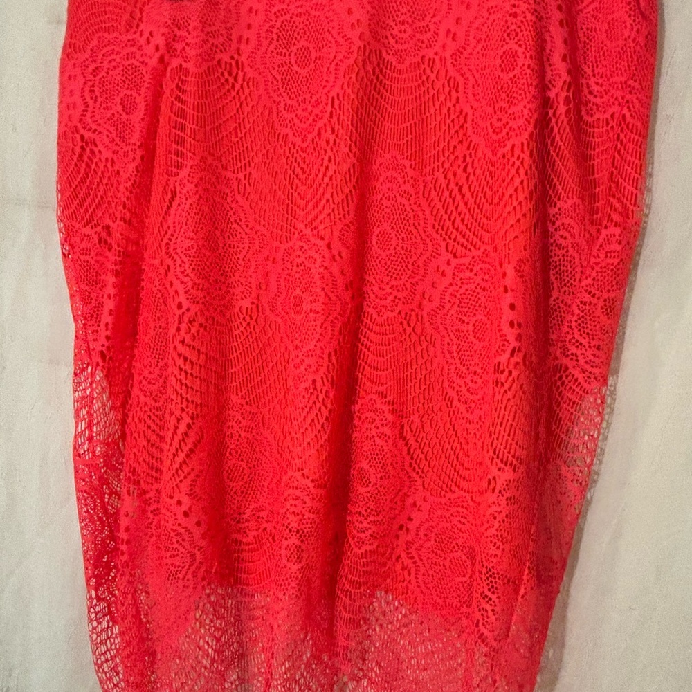 Torrid Pink Midi Pencil Skirt for Cocktail